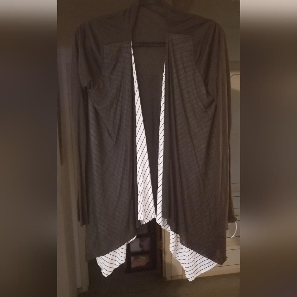 Lauren moshi open cardigan womens medium